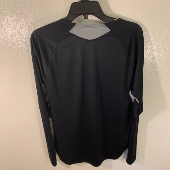 Speedo Mens Black UPF 50+ Long Sleeve Swim Shirt - Picture 6 of 10